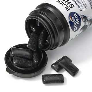 Kaugummi, Black Shine mit Aktivkohle, zuckerfrei Dontodent