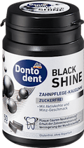 Kaugummi, Black Shine mit Aktivkohle, zuckerfrei Dontodent