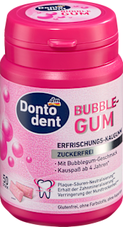 Kaugummi, Bubblegum, zuckerfrei Dontodent