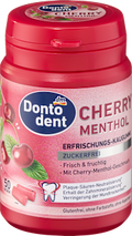 Kaugummi, Cherry Menthol, zuckerfrei Dontodent