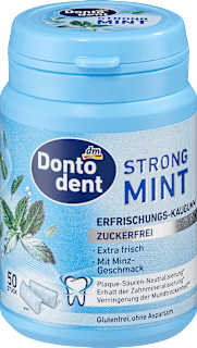 Kaugummi, Strong Mint, zuckerfrei Dontodent