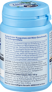 Kaugummi, Strong Mint, zuckerfrei Dontodent