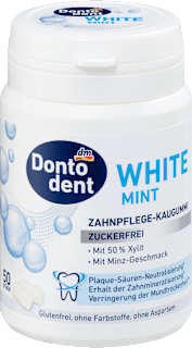 Kaugummi, White Mint, zuckerfrei Dontodent