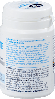 Kaugummi, White Mint, zuckerfrei Dontodent