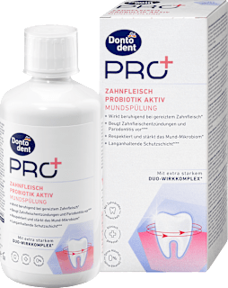 Mundspülung PRO+ Zahnfleisch Probiotik Aktiv  Dontodent PRO+