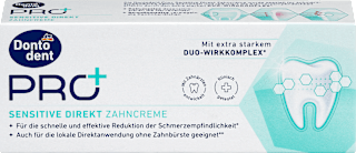 Zahnpasta PRO+ Sensitive Direkt Dontodent PRO+