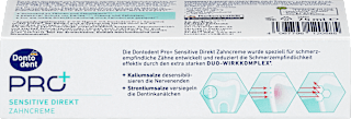 Zahnpasta PRO+ Sensitive Direkt Dontodent PRO+