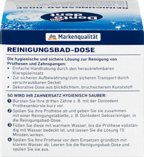 Reinigungsbad-Dose Dontodent
