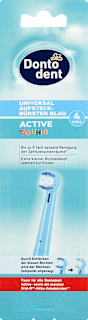 Universal-Aufsteckbürsten Active Young blau Dontodent