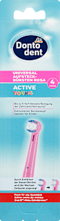 Universal-Aufsteckbürsten Active Young rosa  Dontodent