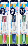 Zahnbürste Kinder erste Zähnchen extra weich 0 bis 3 Jahre Dontodent
