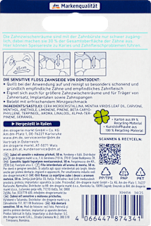 Zahnseide sensitive Floss Dontodent