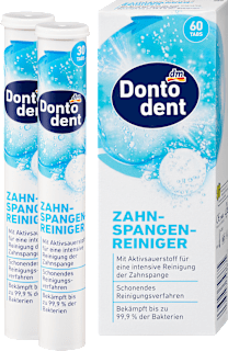 Zahnspangenreiniger Tabs Dontodent
