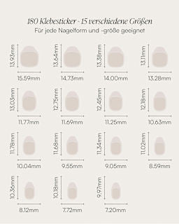 Klebesticker für Soft Gel Press Ons Doonails
