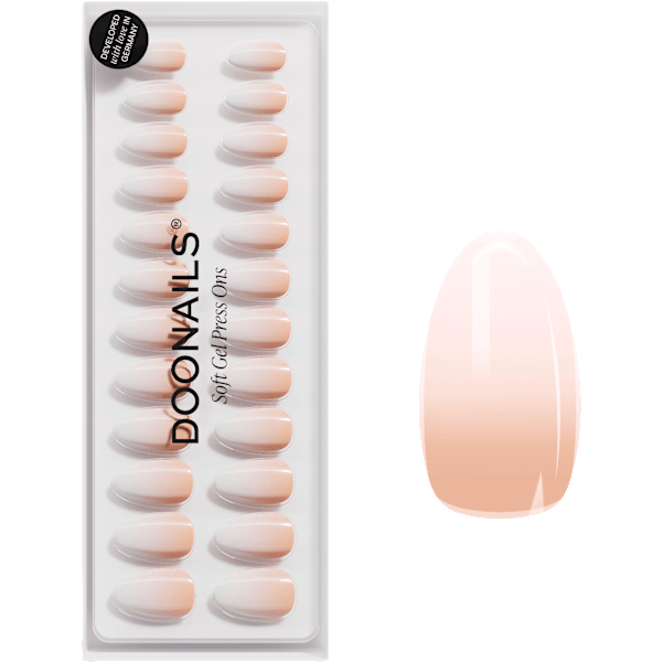 Künstliche Nägel, Soft Gel Press Ons Babyboomer Short Almond  Doonails