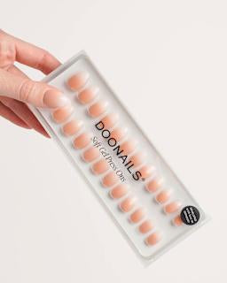 Künstliche Nägel, Soft Gel Press Ons Babyboomer Short Round  Doonails