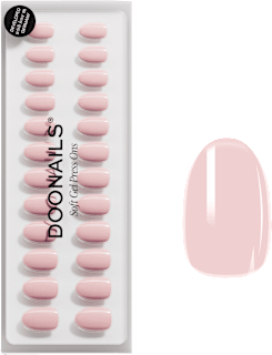 Künstliche Nägel, Soft Gel Press Ons Ballerina Short Round Doonails