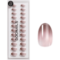 Künstliche Nägel, Soft Gel Press Ons Brownie Short Round  Doonails