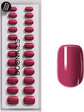 Künstliche Nägel, Soft Gel Press Ons Bubblegum Short Square Doonails
