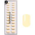 Künstliche Nägel, Soft Gel Press Ons Butter Yellow Short Square  Doonails