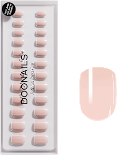 Künstliche Nägel, Soft Gel Press Ons Classic French Extra Short Square Doonails