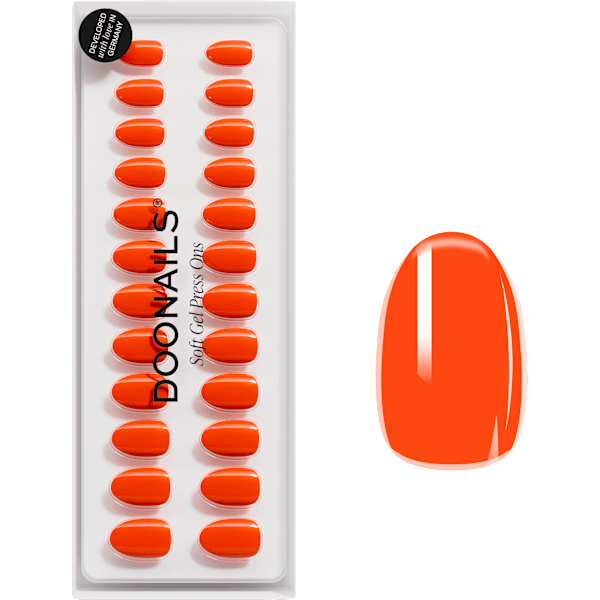 Künstliche Nägel, Soft Gel Press Ons Dolce Vita Short Round Doonails