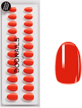 Künstliche Nägel, Soft Gel Press Ons Fire Short Round Doonails