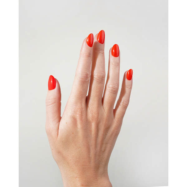 Künstliche Nägel, Soft Gel Press Ons Fire Short Round Doonails