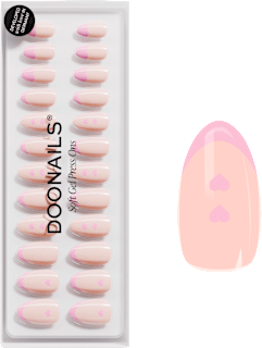 Künstliche Nägel, Soft Gel Press Ons Flirty French Doonails