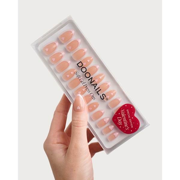 Künstliche Nägel, Soft Gel Press Ons Flirty French Doonails