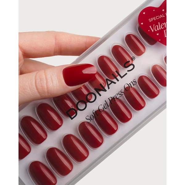 Künstliche Nägel, Soft Gel Press Ons Heartbreaker Doonails