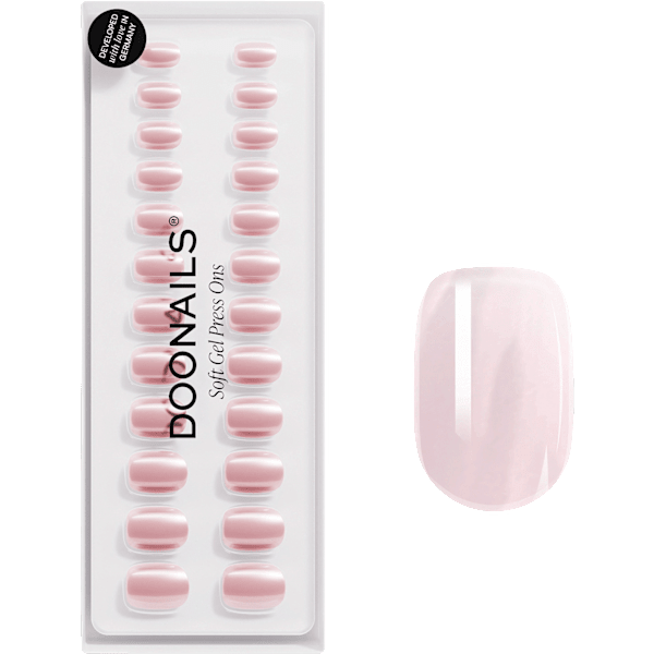 Künstliche Nägel, Soft Gel Press Ons Jetset Extra Short Square Doonails