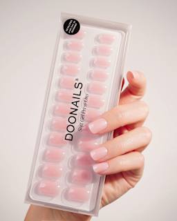 Künstliche Nägel, Soft Gel Press Ons Jetset Extra Short Square Doonails