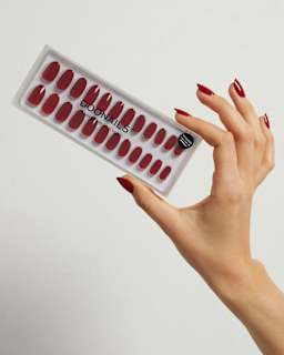 Künstliche Nägel, Soft Gel Press Ons Mon Cherie Medium Round Doonails