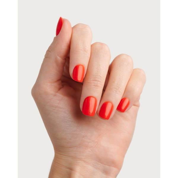 Künstliche Nägel, Soft Gel Press Ons On Fire Extra Short Square Doonails