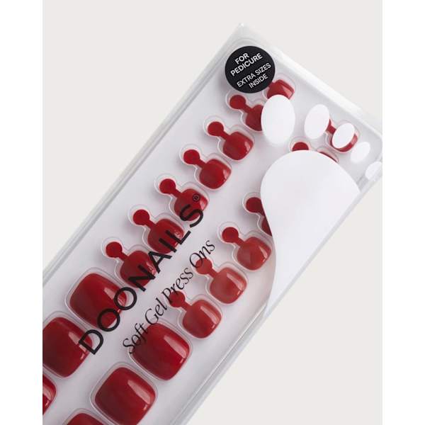 Künstliche Nägel, Soft Gel Press Ons Pediküre Mon Cheri Doonails