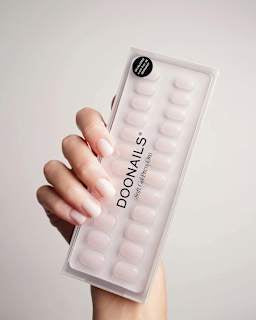 Künstliche Nägel, Soft Gel Press Ons Pillow Talk Extra Short Square Doonails