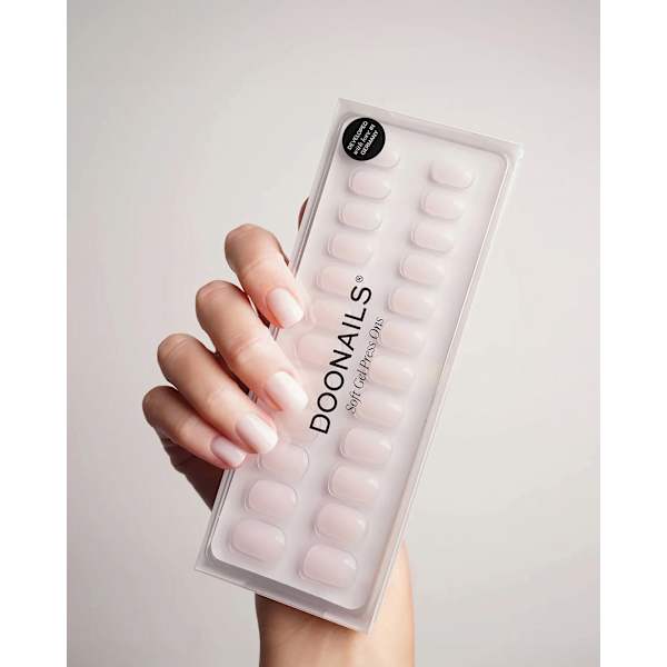 Künstliche Nägel, Soft Gel Press Ons Pillow Talk Extra Short Square Doonails