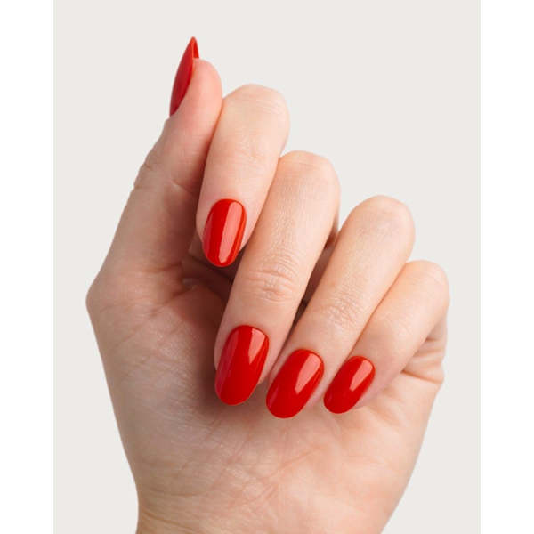 Künstliche Nägel, Soft Gel Press Ons Rose Red Medium Round Doonails