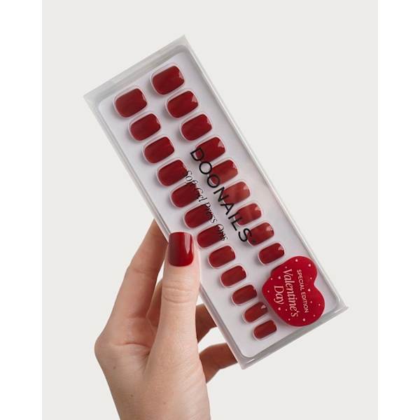Künstliche Nägel, Soft Gel Press Ons Short Heartbreaker Doonails