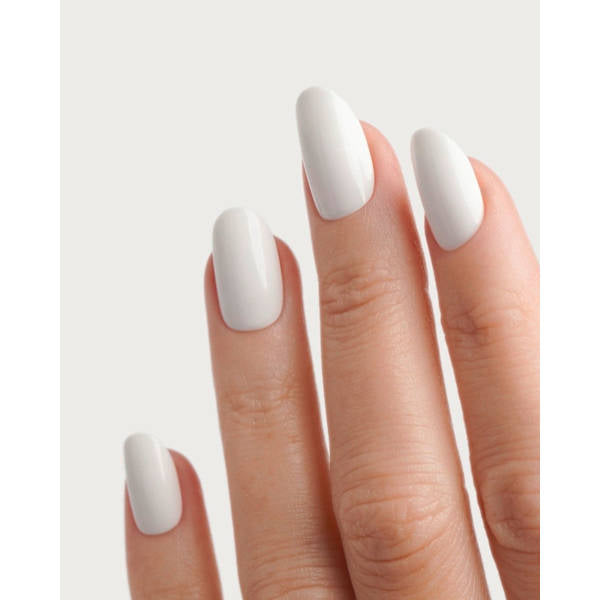 Künstliche Nägel, Soft Gel Press Ons Snow White Medium Round Doonails
