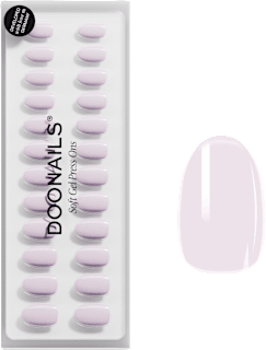 Künstliche Nägel, Soft Gel Press Ons Soft Lilac Short Round Doonails