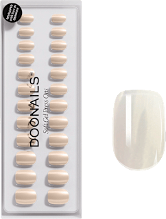 Künstliche Nägel, Soft Gel Press Ons Toffee Extra Short Square Doonails