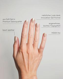 Künstliche Nägel, Soft Gel Press Ons Toffee Extra Short Square Doonails