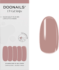 UV Gel Nagelfolien, Gel Strips Cappuccino Doonails