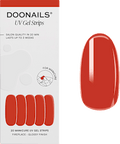 UV Gel Nagelfolien, Gel Strips Fireplace Doonails