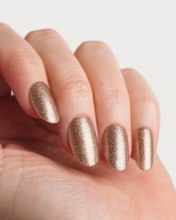 UV Gel Nagelfolien, Gel Strips Gold Shimmer Doonails