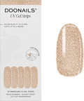 UV Gel Nagelfolien, Gel Strips Gold Shimmer Doonails