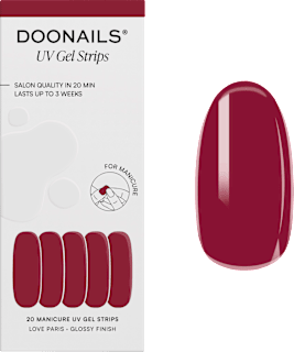 UV Gel Nagelfolien, Gel Strips Love Paris Doonails