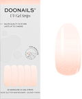 UV Gel Nagelfolien, Gel Strips Nude Glitter Babyboomer Doonails